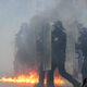 Image for article titled Photos: Protesters in Kosovo have set fire to government headquarters